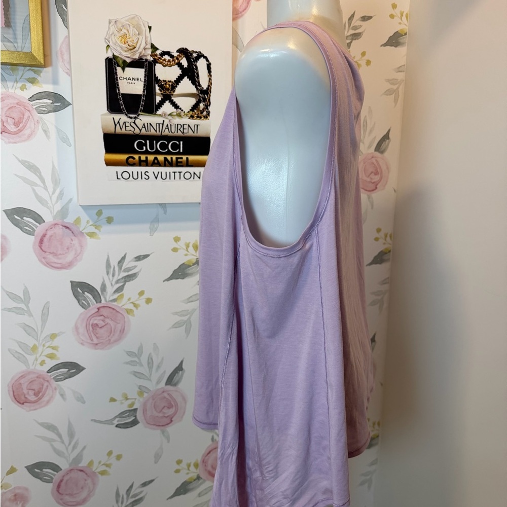Lululemon Heathered Lilac Quartz Purple Watch Me Flip Tank Top - Picture 5 of 6
